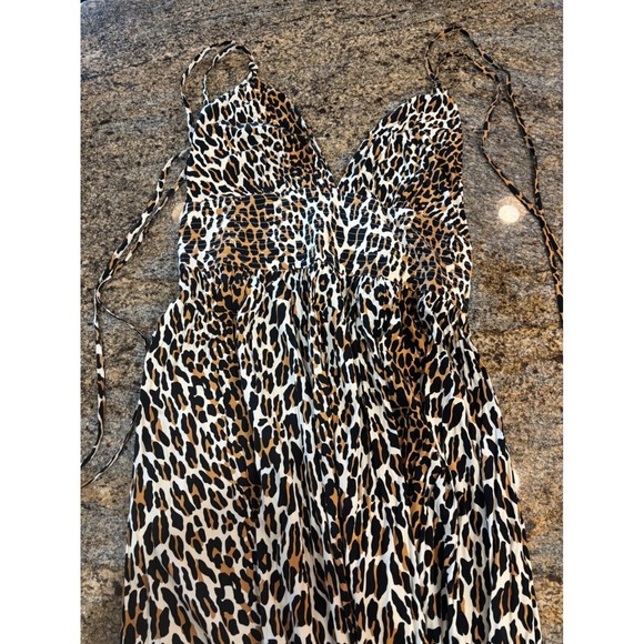 NWT Trashy Diva Valerie Leopard Print Maxi Dress Size 12 Sleeveless Animal Print - Picture 3 of 15